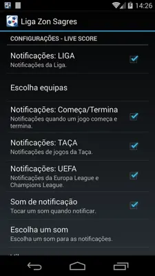 Liga Sagres android App screenshot 0